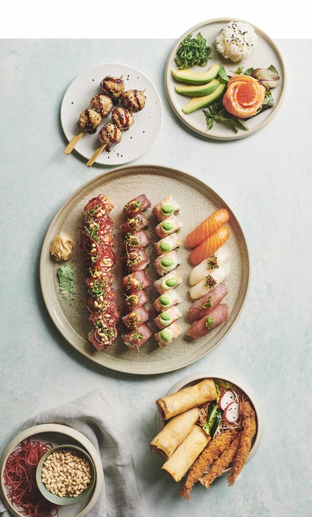 besøg sushi restaurant på Vesterbro